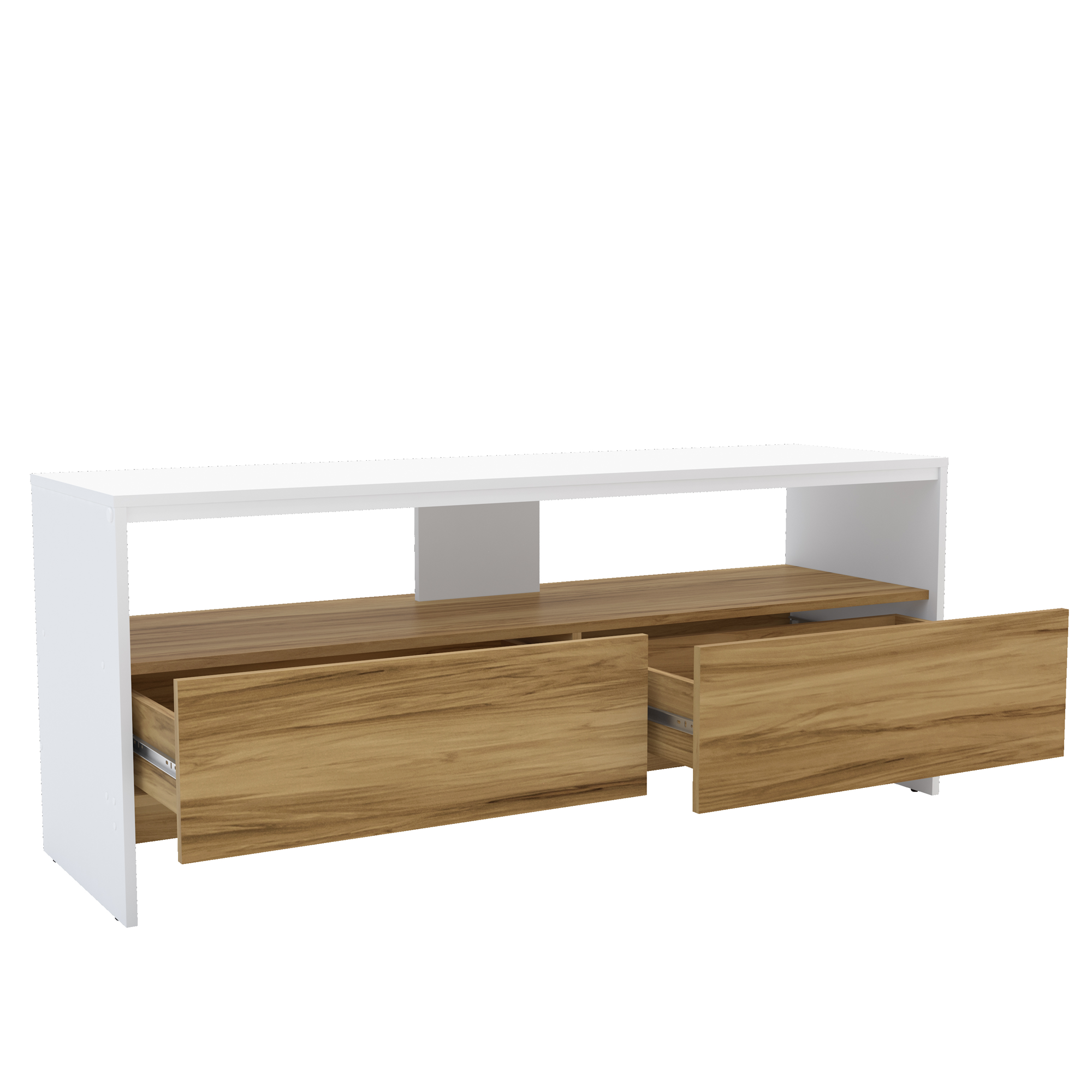 Boahaus Phoenix TV Stand | Modern Entertainment Center with Storage for 55" TVs