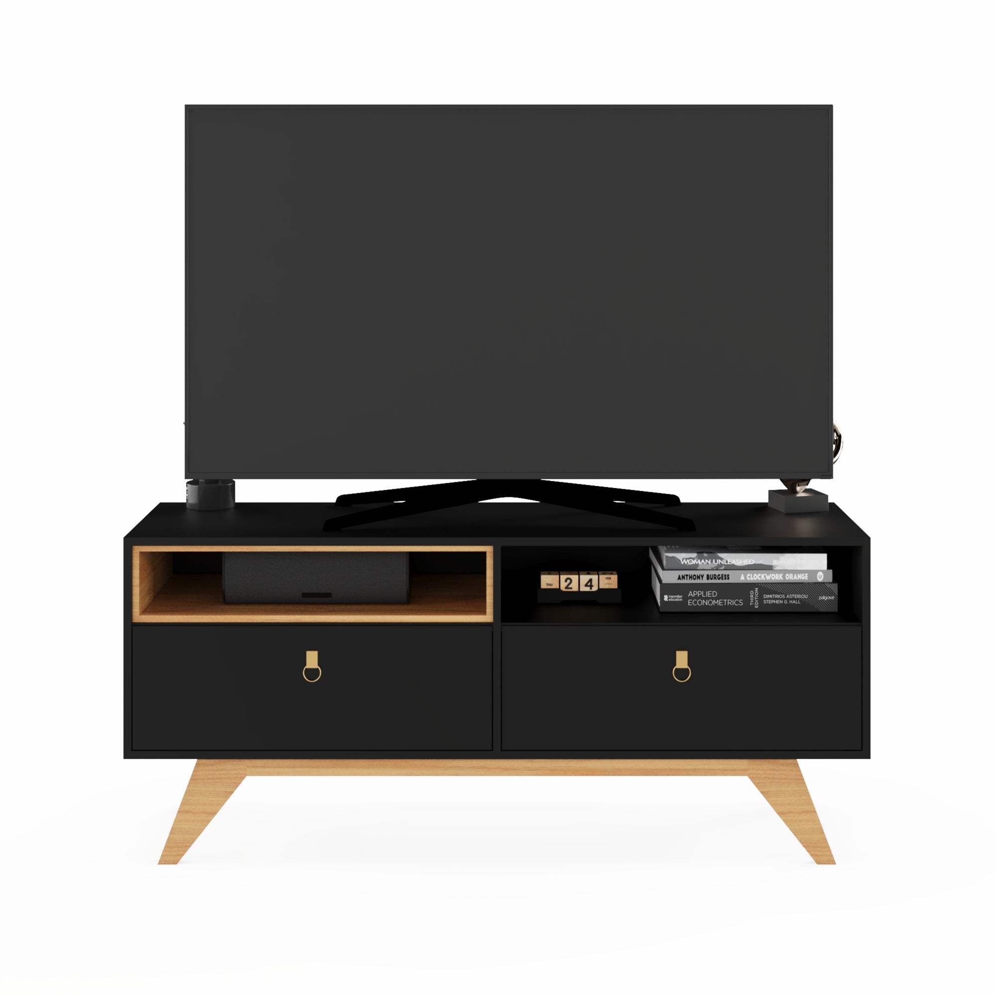 Boahaus Baltimore TV Stand | Modern Elegance with Storage for 55" TVs