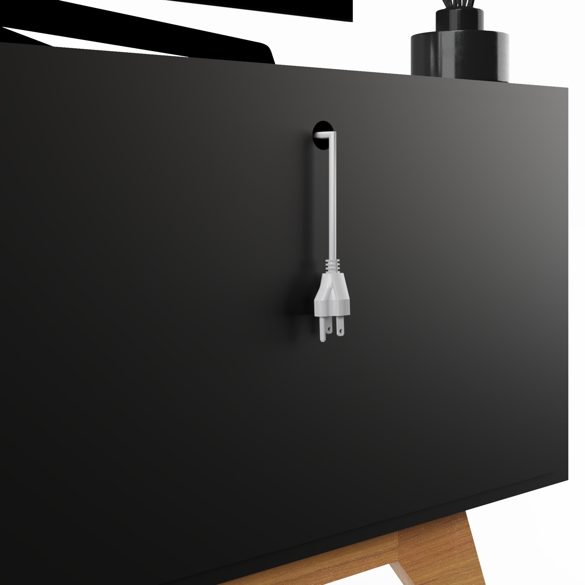 Boahaus Baltimore TV Stand | Modern Elegance with Storage for 55" TVs