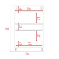 Paris Kitchen Cabinet (White)