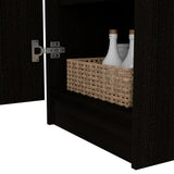 Nimes Kitchen Cabinet (Black)