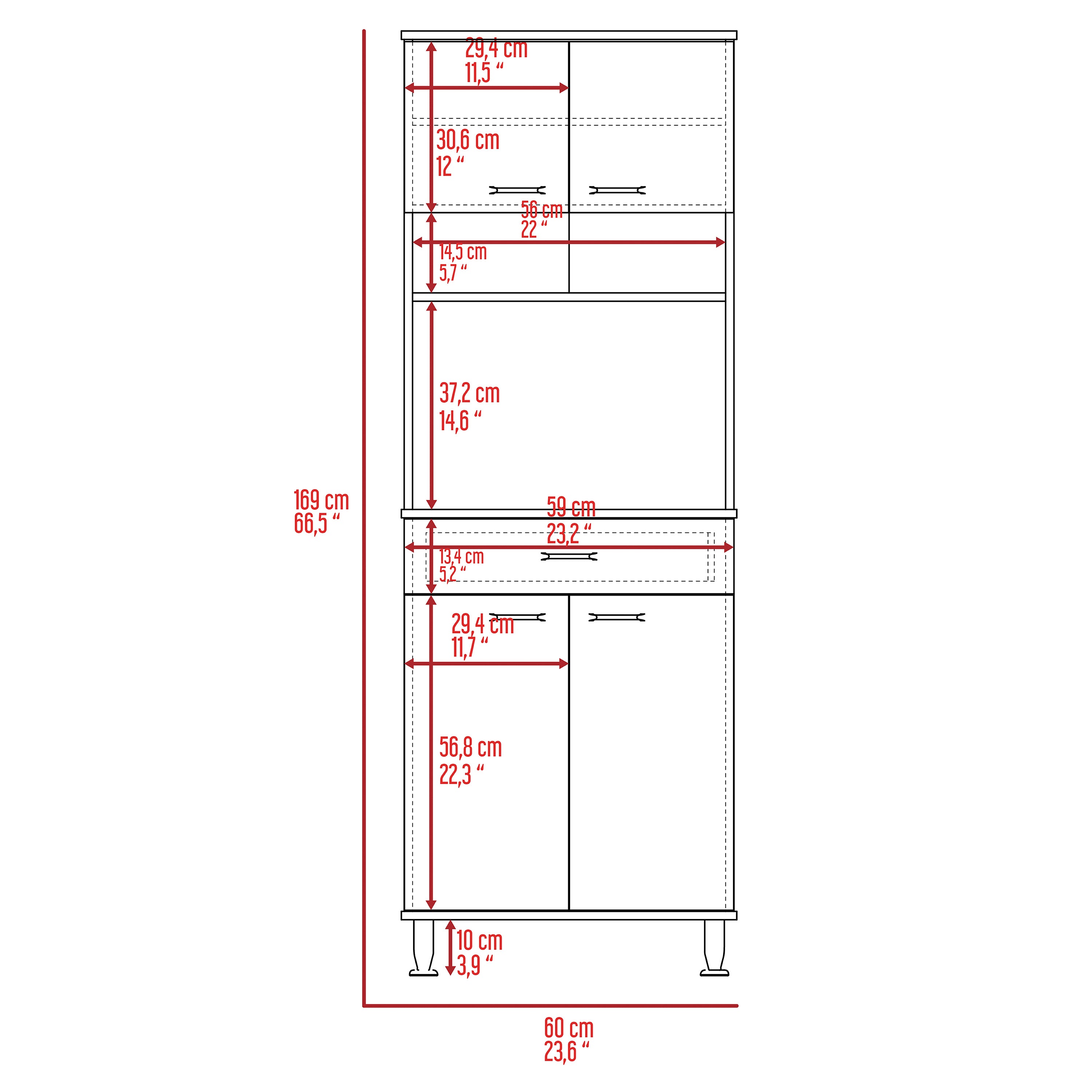 Albi Kitchen Cabinet