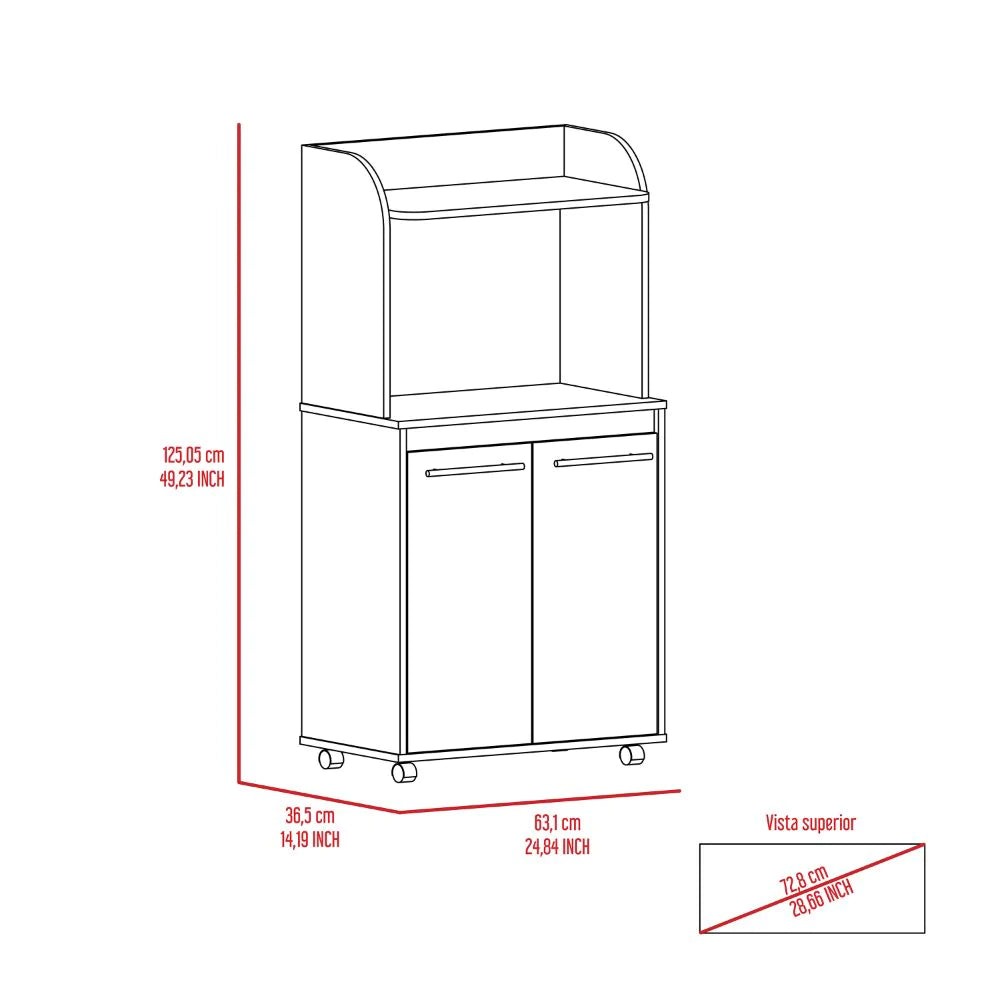 Boahaus Bourges Kitchen Cart