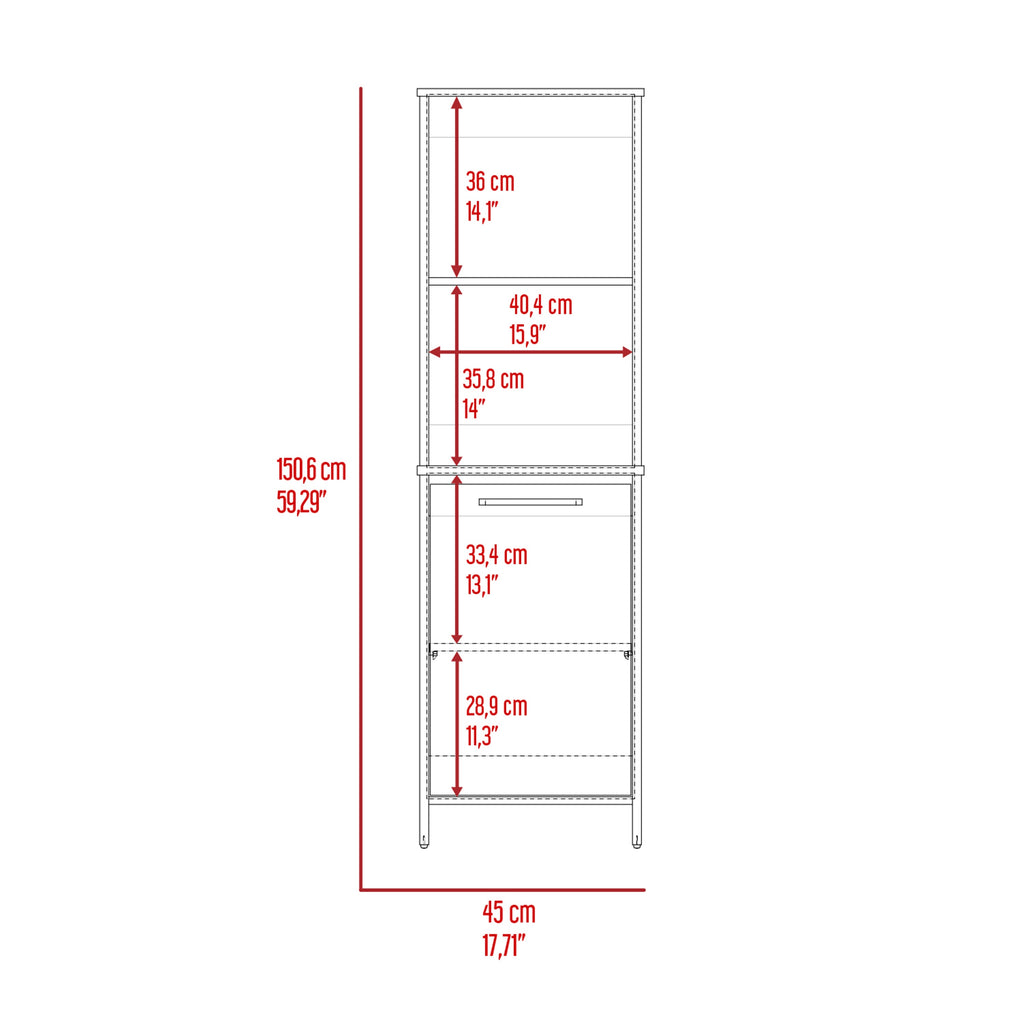 Boahaus Hölloch Pantry Cabinet