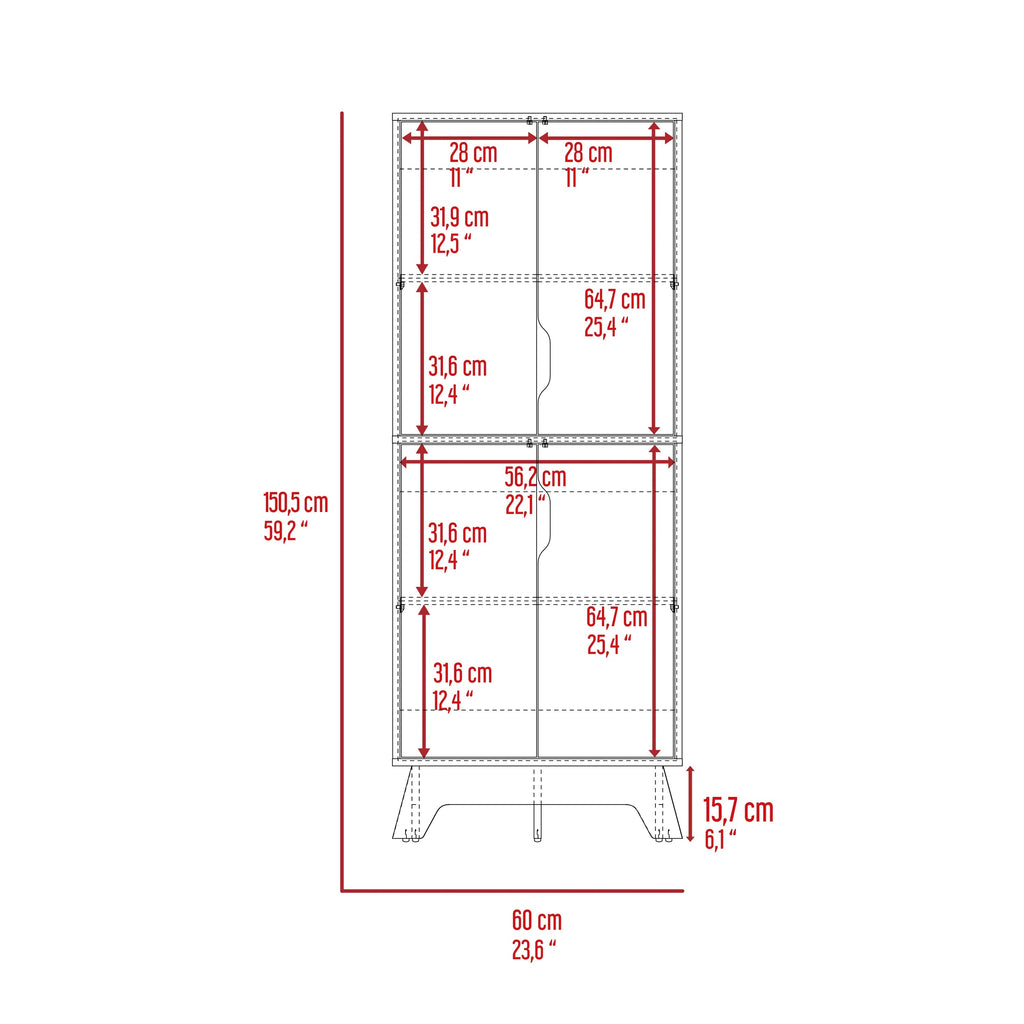 Boahaus Clearwater Pantry Cabinet