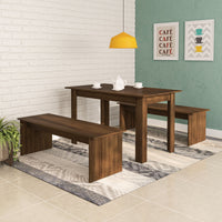 Denali Dining Set, 2 benches