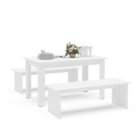 Denali Dining Set, 2 benches