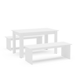 Denali Dining Set, 2 benches