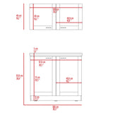 Boahaus Montauban Cabinet Set