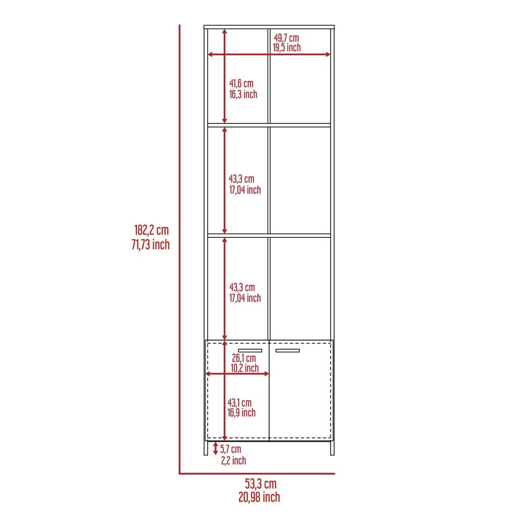 Taby Bookcase (Wengue)