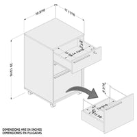 Boahaus Hanoi File Cabinet - Boahaus