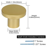 Boahaus Gold Knobs