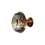 Set of 10 Modern Cabinet Knobs - Gold, Crystal, Rose Gold