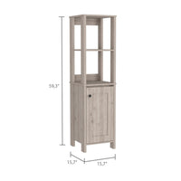 Boahaus Morden Tall Linen Cabinet